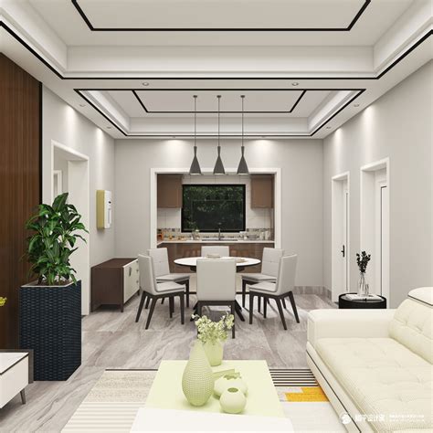 现代黑白灰 - 其它风格四室两厅装修效果图 - Articledesign设计效果图 - 躺平设计家