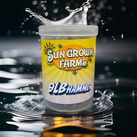 9LB Hammer 7G Sun Grown Farms - Planet Buds Brand