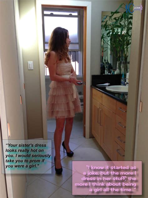 Sister's Dress | Girly captions, Sisters dress, Feminized boys