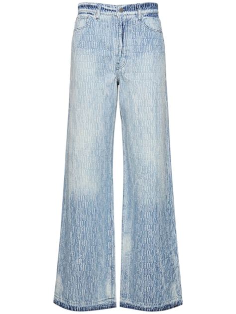 Logo high rise wide denim jeans - Amiri - Women | Luisaviaroma