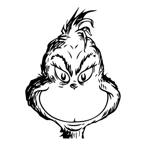 Grinch Face Clip Art