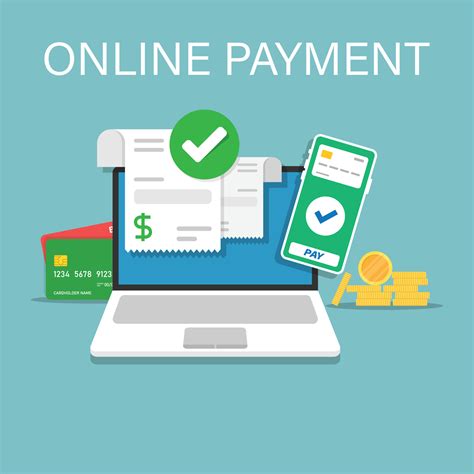 Online payment icon in flat style. Mobile transaction vector ...