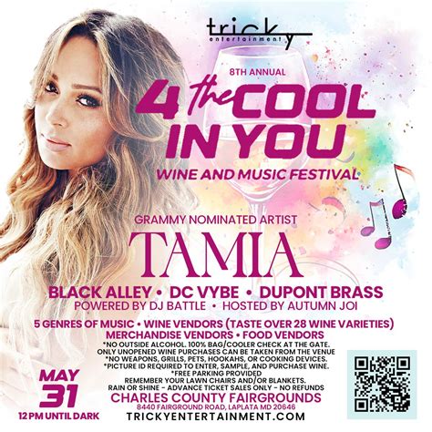 9th Annual "4 The Cool In You" Wine and Music Festival, Charles County ...