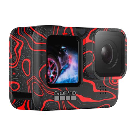 Crimson Waves GoPro Hero 12 Camera Skin