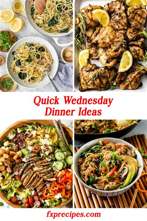 90 Effortless Quick Wednesday Dinner Ideas - FXP Recipes