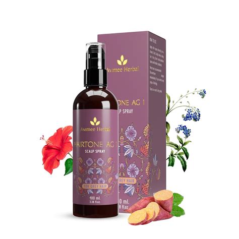 Buy Avimee Herbal Hairtone AG1 Scalp Spray | With Indigo, Henna, Beet ...
