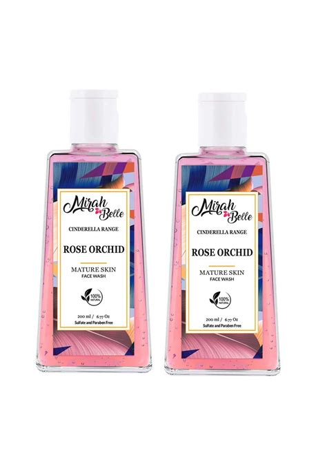 Get Organic Rose Orchid Mature Skin Face Wash Pack of 2 - 400 ml at ...