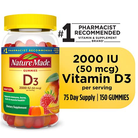 Vitamin D Gummies Nature's Way at Joan Dudley blog