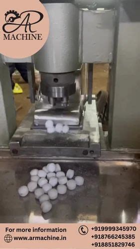 20 Tablet Kapoor Making Machine - Naphthalene Balls Making Machine ...