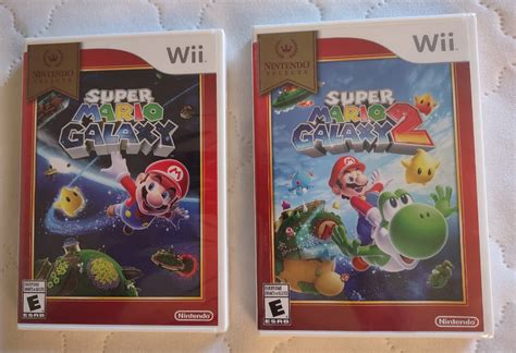 Super Mario Galaxy 1 & 2 Nintendo Selects Nintendo Wii Brand New ...