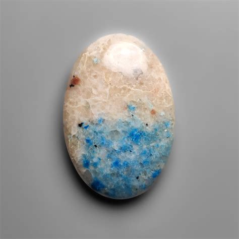 Buy Rare Papagoite In Quartz Cabochon N29224 Online at Gemstonesforsale