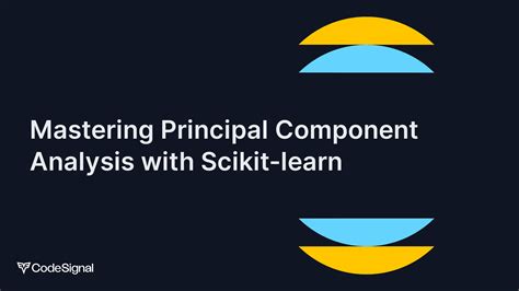 Mastering Principal Component Analysis with Scikit-learn | CodeSignal Learn