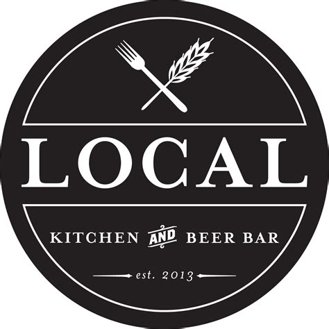 Local Kitchen and Craft Beer Bar Logo Design