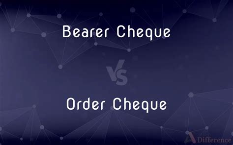 Image result for Bearer Cheque Example