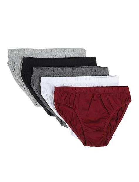 Buy 5 Pack Pure Cotton Plain Regular Fit Briefs at Marks & Spencer