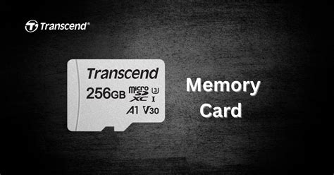 Transcend A1 256GB Micro SD Memory Card with Adapter, Best SD Memory ...