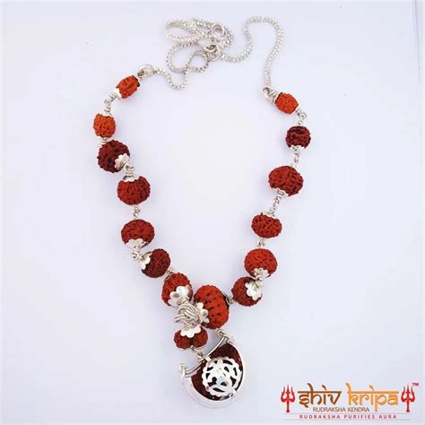 Rudraksha Mala in Pure Silver – Shiv Kripa Rudraksha