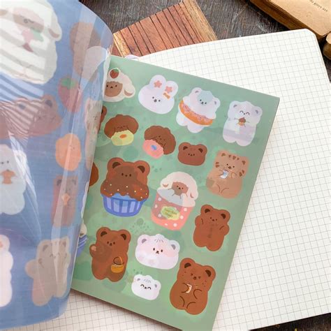KQ-0066-CPP - Kawaii Decorative Sticker Book | Paper & PET Stickers ...