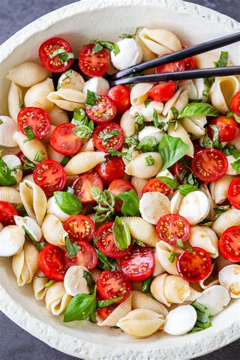 Cold Pasta Salad With Fresh Basil at Juliana Stclair blog