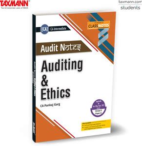 Taxmann's CLASS NOTES for Auditing & Ethics | Audit Notes (Paper 5 ...