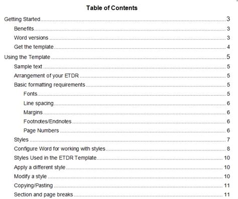 Image result for Oracle Table of Contents