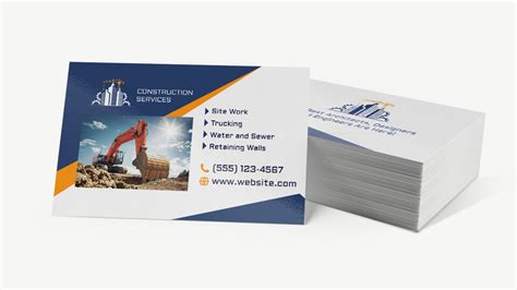 Best Construction Business Cards 的图像结果