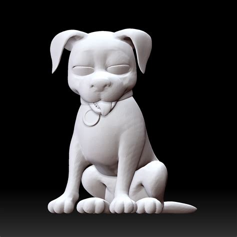 STL file Cute dog 🐕 ・3D print object to download・Cults