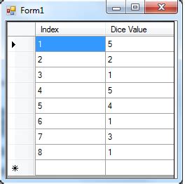 Populate DataGridView C 的图像结果