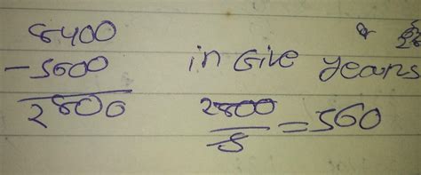 if a sum of rs 5600 amounts to rs 8400 in 5 years, find the rate of ...