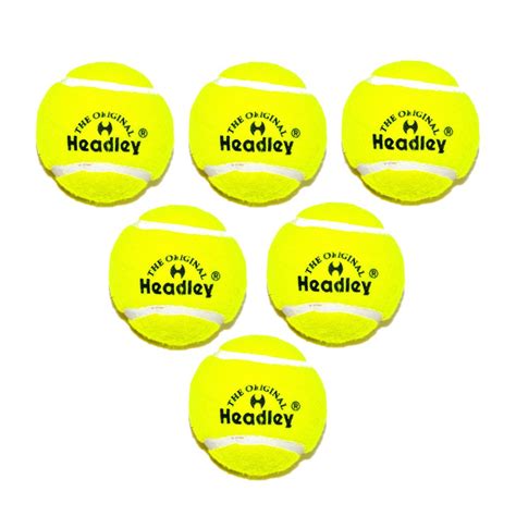 Headley Heavy Weight Cricket Tennis Ball (Pack of 6, Color - Green ...