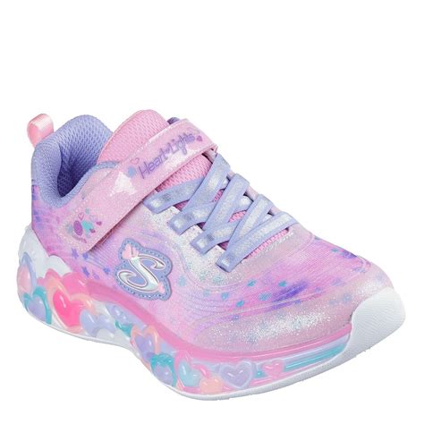 Skechers Eternal Heart Lights Light Up Trainers Girls | SportsDirect ...