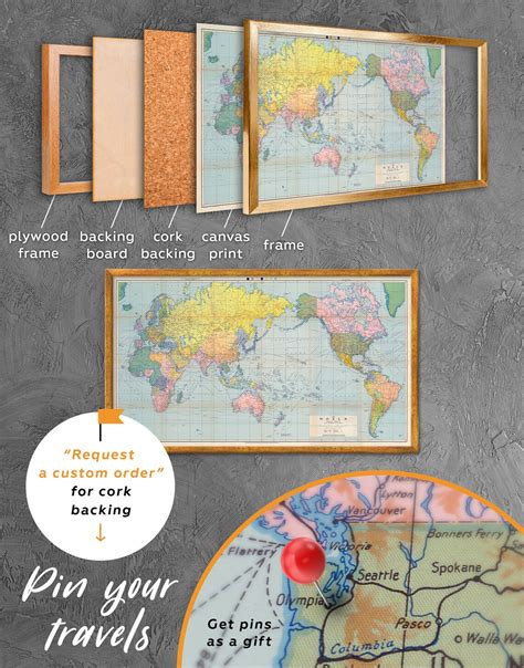 Framed World Map 的图像结果