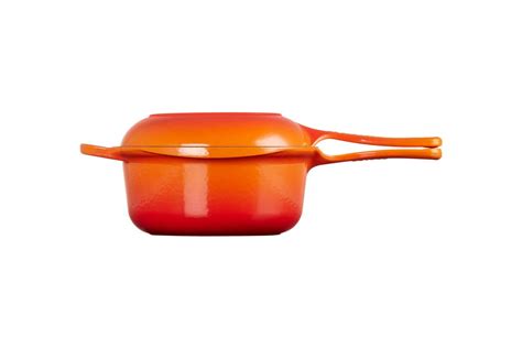 Le Creuset Evo 2 in 1 Pan 22 Cm-Flame : Amazon.in: Home & Kitchen