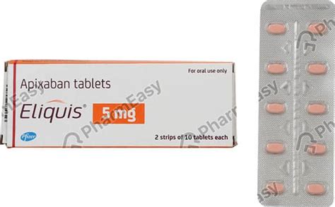 Eliquis 5mg Tablets(Pack Of 2): Uses, Side Effects, Price, Dosage ...