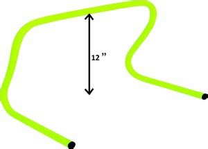 PSP SPORTS 12 INCH Agility Speed Training and Practice Hurdle for Track ...