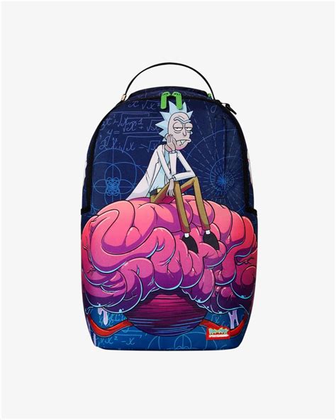 MOCHILA DLXSV RICK AND MORTY BRAIN SHARK