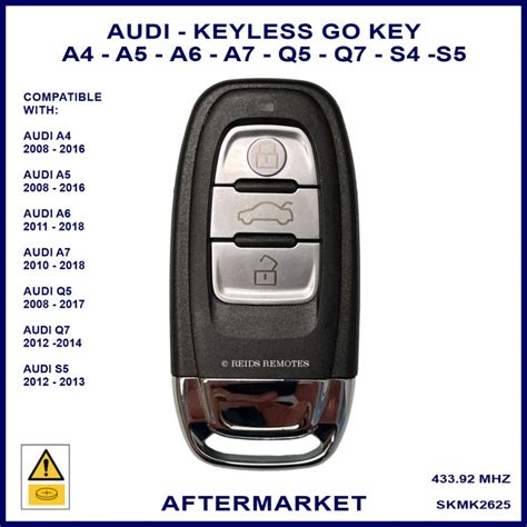 Image result for Audi A4 Key Fob Programming