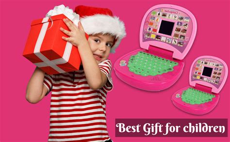 iChoice Educational Learning Laptop for Kids with LED Display, Alphabet ...