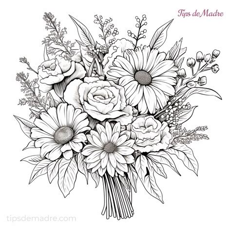 Dibujos De Colorear De Flores