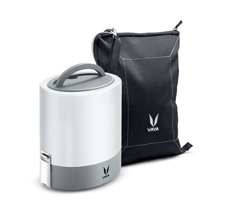Buy Tyffyn 1000 ml White with BagMat | Lunch Bag Online, Lunch Box - Vaya