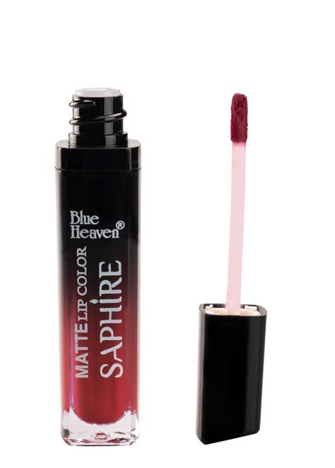 Buy Blue Heaven Saphire Matte Lip Color - 101, Cherry Hues, 6 ml Online ...