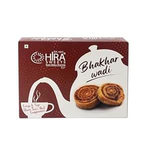 HIRA SWEETS Bhakharvadi (400g) | Healthy Snacks | Namkeen Snacks for ...