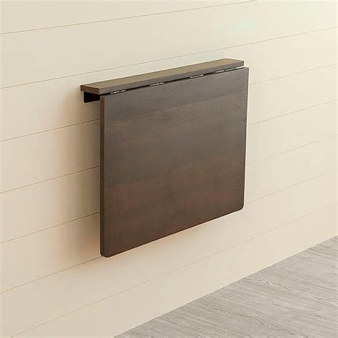 Buy Butterfly Brown Wall Mounted Drop Leaf Table from Home Centre at ...