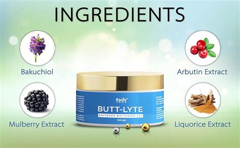 Razorveda Butt Lyte Buttock Whitening & Brightening Cream, Bum ...
