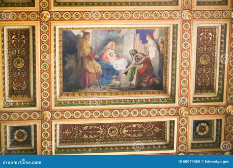 Crucifixion of St Peter Painting - Rome Editorial Image - Image of ...