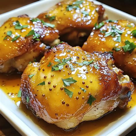 Irresistible Honey Mustard Chicken Thighs Recipe
