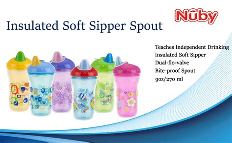 Buy Nuby Insulated Soft Sipper Spout 270ml (Yellow) Online at Low ...