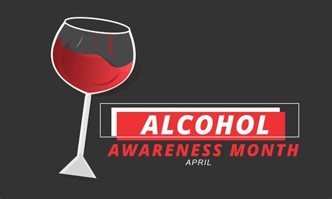 Alcohol awareness month. background, banner, card, poster, template ...