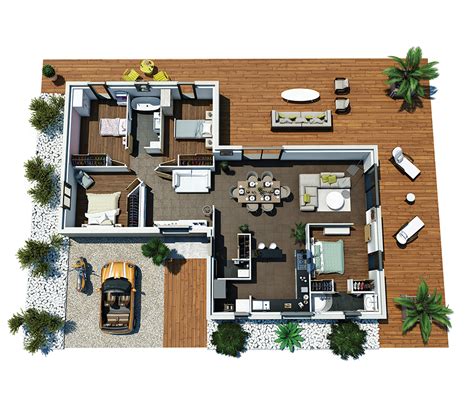 Plan Maison Moderne 的图像结果