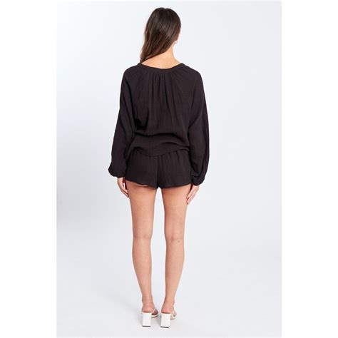 Influence | Women's Button Shirt and Shorts Set | Sports Direct